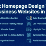Best Homepage Design Tips for Business Websites in 2026