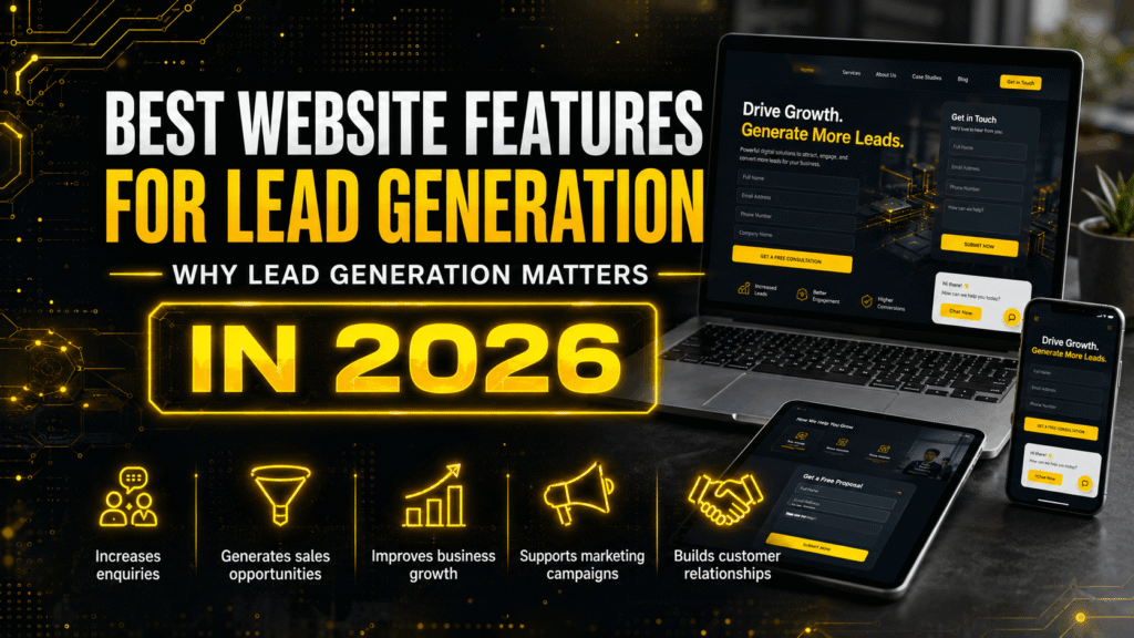 Best Website Features for Lead Generation in 2026
