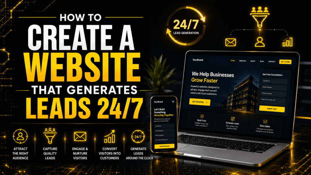 How to Create a Website That Generates Leads 24/7 in 2026