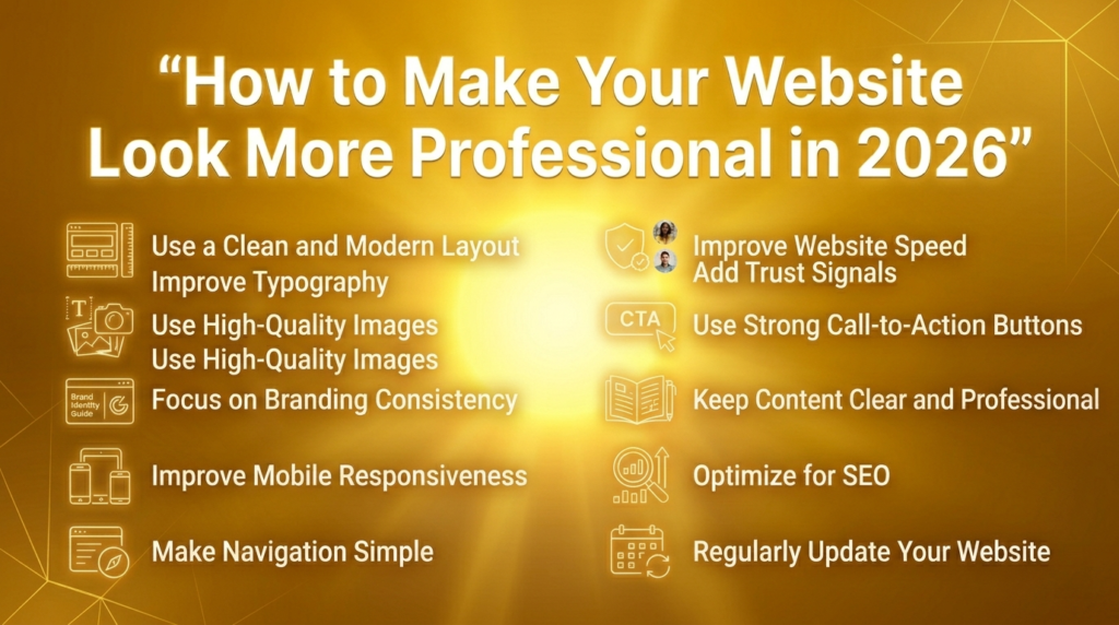 How to Make Your Website Look More Professional in 2026