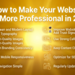 How to Make Your Website Look More Professional in 2026