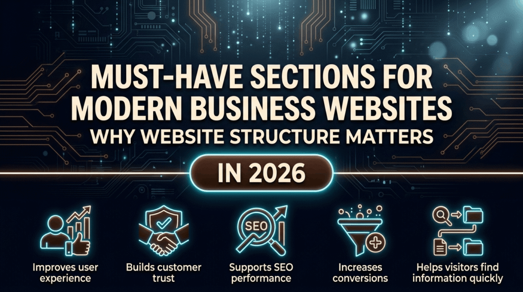 Must-Have Sections for Modern Business Websites in 2026