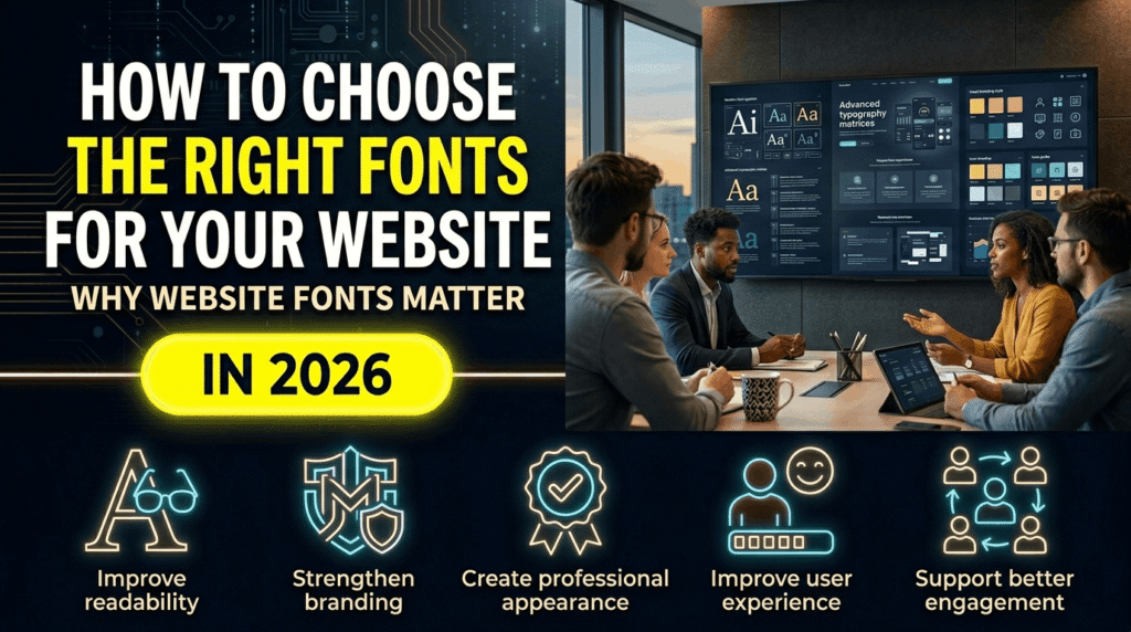 How to Choose the Right Fonts for Your Website in 2026