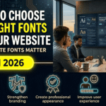 How to Choose the Right Fonts for Your Website in 2026
