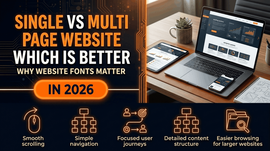 Single Page vs Multi Page Website: Which is Better in 2026?