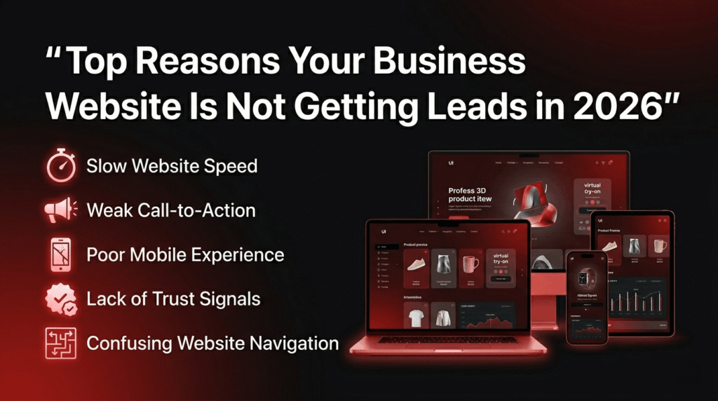 Top Reasons Your Business Website Is Not Getting Leads in 2026